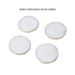 4x Edelsteinuntersetzer Ø11cm CRYSTAL In Weiß-Gold -Küchenwelt Verkauf butlers 4x edelsteinuntersetzer o11cm crystal in weiss gold 2
