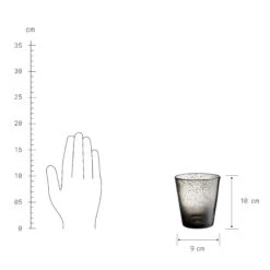 4x Gläser Mit Luftblasen 290ml WATER COLOUR In Grau -Küchenwelt Verkauf butlers 4x glaser mit luftblasen 290ml water colour in grau 2