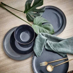 4x Pastateller Ø22cm NATIVE In Dunkelblau -Küchenwelt Verkauf butlers 4x pastateller o22cm native in dunkelblau 8