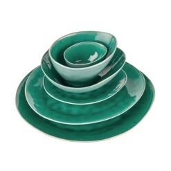 4x Schale 600ml DE LA ROYA In Dunkelgrün -Küchenwelt Verkauf butlers 4x schale 600ml de la roya in dunkelgrun 4