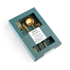 Besteck-Set 4-tlg. Matt STILETTO In Gold -Küchenwelt Verkauf butlers besteck set 4 tlg matt stiletto in gold 2