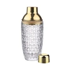 Cocktailshaker 370ml BAR NOBLE In Transparent-Gold -Küchenwelt Verkauf butlers cocktailshaker 370ml bar noble in transparent gold 2