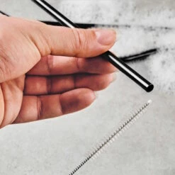 Edelstahltrinkhalme Mit Bürste MANHATTAN LOUNGE In Schwarz -Küchenwelt Verkauf butlers edelstahltrinkhalme mit burste manhattan lounge in schwarz 2