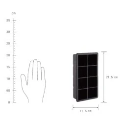 Eiswürfelform Für 8 XXL Eiswürfel COOL DOWN In Schwarz 7 Eiswürfelform Für 8 XXL Eiswürfel COOL DOWN In Schwarz -Küchenwelt Verkauf butlers eiswurfelform fur 8 xxl eiswurfel cool down in schwarz 2