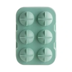 Eiswürfelform XXL 6 Eisbälle COOL DOWN In Salbei -Küchenwelt Verkauf butlers eiswurfelform xxl 6 eisballe cool down in salbei 3