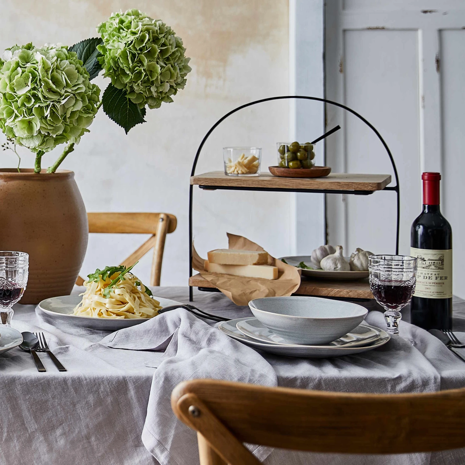 Etagere 2-stufig Höhe 45cm MANGO DAYS In Braun 4 Etagere 2-stufig Höhe 45cm MANGO DAYS In Braun - Image 2