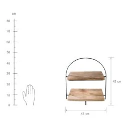 Etagere 2-stufig Höhe 45cm MANGO DAYS In Braun 12 Etagere 2-stufig Höhe 45cm MANGO DAYS In Braun -Küchenwelt Verkauf butlers etagere 2 stufig hohe 45cm mango days in braun 3