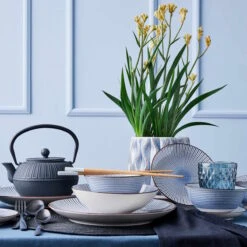 Geschirr-Set 12-tlg. DIM SUM In Blau-Weiß -Küchenwelt Verkauf butlers geschirr set 12 tlg dim sum in blau weiss 11