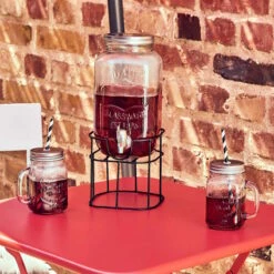 Getränkespender 2-teilig REFRESH In Transparent -Küchenwelt Verkauf butlers getrankespender 2 teilig refresh in transparent 5