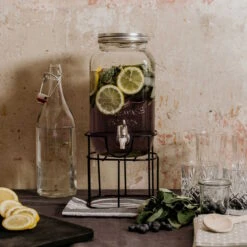 Getränkespender 3,5 L REFRESH In Transparent -Küchenwelt Verkauf butlers getrankespender 3 5 l refresh in transparent 6