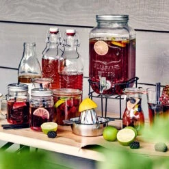 Getränkespender 3,5 L REFRESH In Transparent -Küchenwelt Verkauf butlers getrankespender 3 5 l refresh in transparent 8