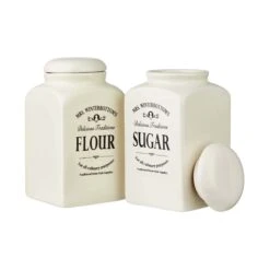 Mehl- & Zuckerdose MRS. WINTERBOTTOM'S In Creme -Küchenwelt Verkauf butlers mehl and zuckerdose mrs winterbottoms in creme 6