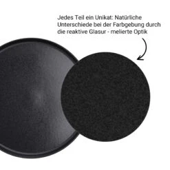 Pastateller Ø23cm CASA NOVA In Schwarz -Küchenwelt Verkauf butlers pastateller o23cm casa nova in schwarz 2