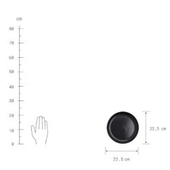 Pastateller Ø23cm CASA NOVA In Schwarz -Küchenwelt Verkauf butlers pastateller o23cm casa nova in schwarz 4