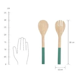 Salatbesteck 2-tlg. BAMBOO In Salbei -Küchenwelt Verkauf butlers salatbesteck 2 tlg bamboo in salbei 2