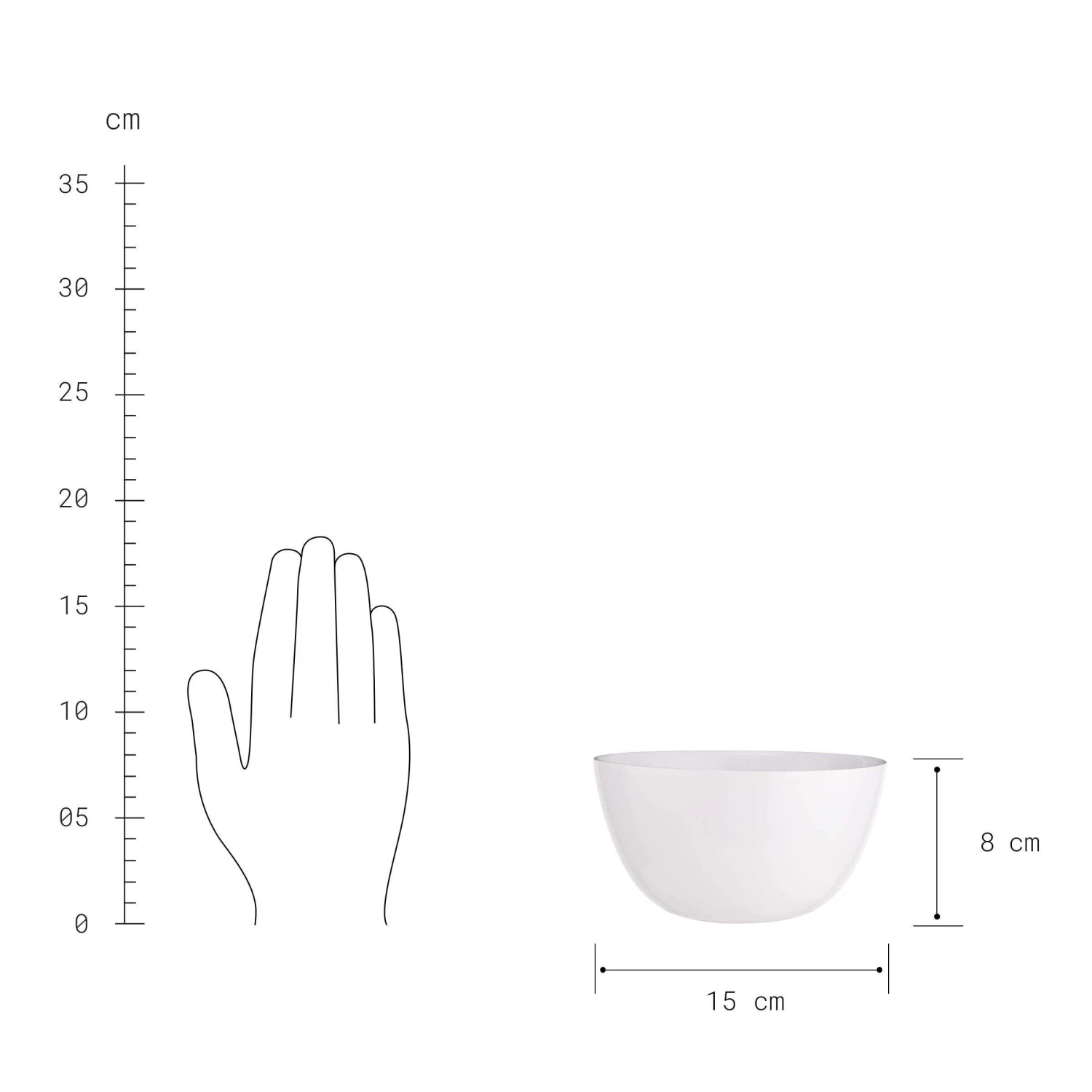 Schale 600ml NATIVE In Weiß 6 Schale 600ml NATIVE In Weiß - Image 4