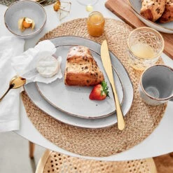 Teller-Set 8-tlg. FINCA In Grau -Küchenwelt Verkauf butlers teller set 8 tlg finca in grau 9