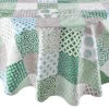 Wachstischdecke Patchwork Ø 140 Cm WATERPROOF In Grün -Küchenwelt Verkauf butlers wachstischdecke patchwork o 140 cm waterproof in grun
